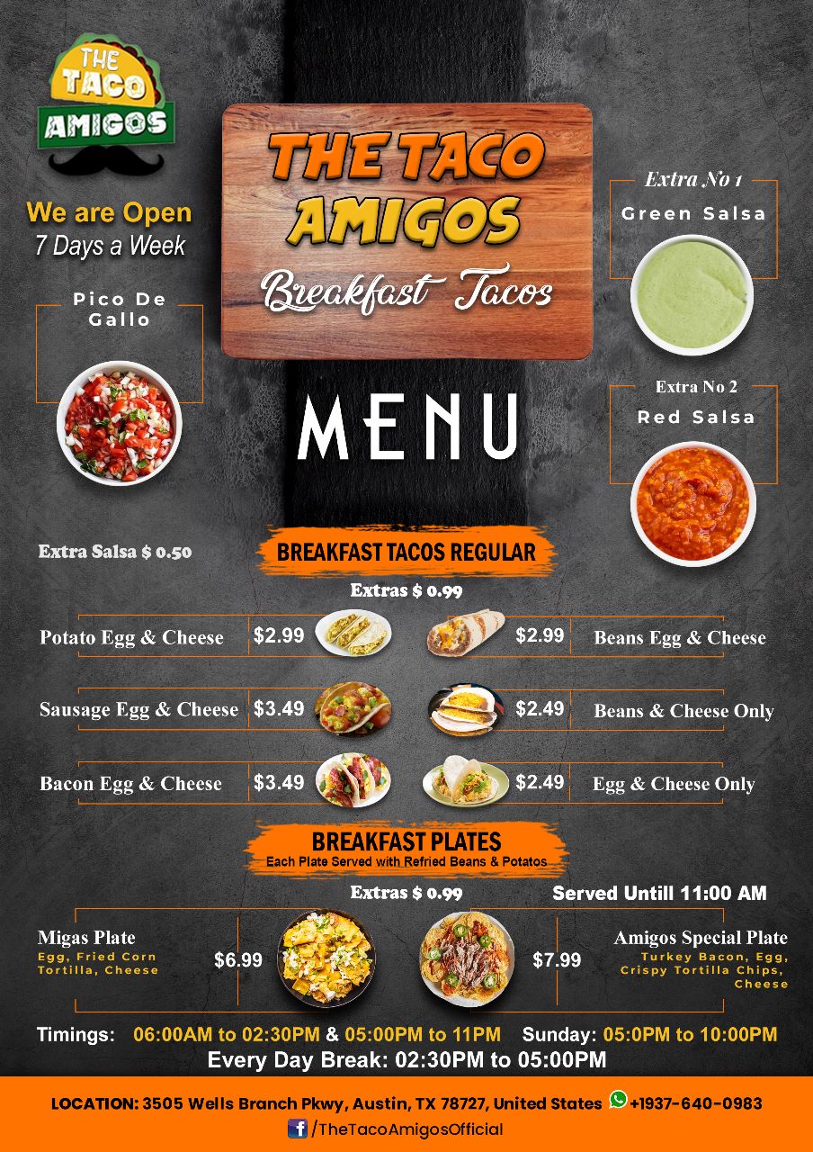 Order AMIGOS TACOS - Manhattan Beach, CA Menu Delivery [Menu